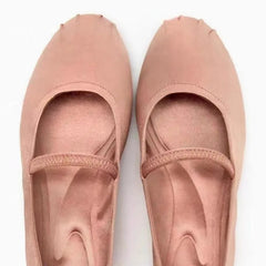 LIZAKOSHT - Designer Women Mary Jane Shoes Soft Sole Casual Outdoor Autumn High Quality Silk Shallow Ladies Ballet Flats Zapatos Mujer