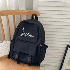 LIZAKOSHT - Large Capaci Bapa for Boys And Girls Elementary School High School Students Bla Casual Simple Sle Double oulder Bag