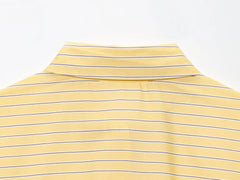 LIZAKOSHT  -  Women Striped Loose Shirt Spring Casual Long Sleeve Asymmetric Hem Women's Shirts With Button Female Blouse & Shirts