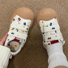 LIZAKOSHT - Women Casual Sneakers Outdoor Cute Velcro Shoes Comfortable Soft Sneakers Running Tennis Fashion Sports Shoes For Female 35-40