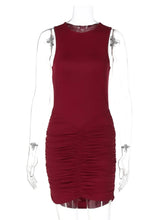 LIZAKOSHT - 2025 Fashion Sexy Mini Dress Women's Patchwork Slim Bandage Sleeveless Party Dress Streetwear Female Bodycon Dress