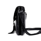 LIZAKOSHT - Casual Women Crossbody Bags with tassel Soft PU Leather Messenger Bag Female Small Bags Multiple Pockets Versatile Large capacit