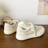 LIZAKOSHT - Fashion Casual Platform Canvas Shoes for Women Summer Autumn New Designer Solid Color Sneakers Female Solid Color Luxury Shoe