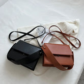 LIZAKOSHT - Double Layer Flap Crossbody Bags for Women Latest Trend Designer Classic Shoulder Handbags and Purses Small Black