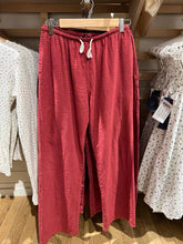 LIZAKOSHT - Pink Striped Drawstring Casual Pants Summer Elastic High Waist Cotton Thin Loose Trousers Women Casual Simple Sweet Home Pants