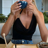 LIZAKOSHT - Halter Sleeveless Sexy Slim Fit V Neck Crop Tops 2025 Summer Backless Streetwear Y2k Style Fashion Camisole Clubwear