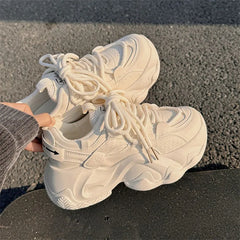 LIZAKOSHT - Womens Trainers Sneakers Platform Woman-shoes Summer Shoes Running Thick Sole Roses Mesh Casual Leisure Womens Sneakers Ten