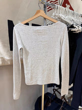 LIZAKOSHT - Six Buttons Knitted Long Sleeve T-shirts Autumn Scoop Neck Cotton Slim Tee Shirts Female Casual Simple All-match Woman's tee