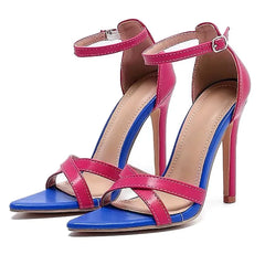 LIZAKOSHT  -  New Summer Sexy Sandals Women Street Style Open Toe Party Dress Shoe Elegant Fashion Design Thin High Heels Sandalias Mujer