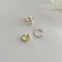 LIZAKOSHT 3Pcs/Set Ear Cuff Fake Piercing Clip on Earring for Women Minimalist Fashion Cartilage Hoop Earrings Sets 2024 Fashion Jewelry