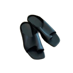 LIZAKOSHT - New Designer Summer Leisure Women Slippers Clip Toe Flats Size Soft Indoor Daily Shoes Female