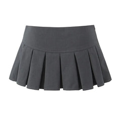 LIZAKOSHT  -  Y2K 2024 Spring Summer Spicy Girl Pleated Skirt Short Vintage Preppy Style Bow Skirts Cute Women's Clothing