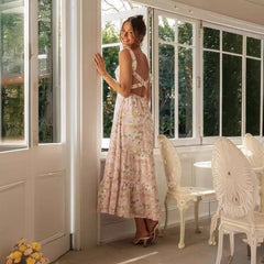 LIZAKOSHT - Hot Summer Style Fashion, High-end Feeling, Camisole, Gentle Style Dress, Women's French Style Dress