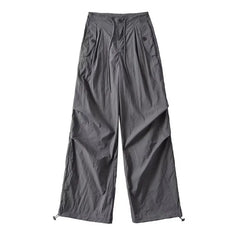 LIZAKOSHT - American Style Straight Leg Pant Loose Casual Retro Black Crowd Pants Women's New Pants women clothing cargo pant y2k pants
