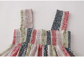 LIZAKOSHT - Women's Summer New Style Forest Style Retro Sweet Tube Top Small Camisole Hot Girl Striped Little Floral All-match Sling Tops