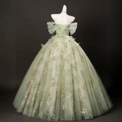 LIZAKOSHT - Light Green Elegant Evening Gown with A High-end Feel, New Sen Style Banquet Host Art Exam Fluffy Skirt