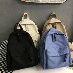 LIZAKOSHT - New Arrival Women's Fashion Women Large Capacity University Backpack Cute Girls' Travel Backpack Cool Trendy Solid Color Package