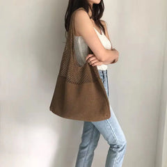 LIZAKOSHT - Women's Beach Hobo Bags Casual Lightweight Shoulder Handbags Woven Tote Bags