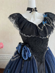 LIZAKOSHT - Lolita Dress High-End Elegant Flower Wedding Birthday