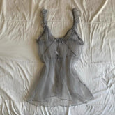 LIZAKOSHT - 2-Piece Set Floral Goth Lace Sling Party Dresses Punk Vintage Harajuku Y2k Korea Short Skirt Bow 2000s Fashion Emo Summer Dress