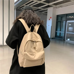 LIZAKOSHT - New Arrival Women's Fashion Women Large Capacity University Backpack Cute Girls' Travel Backpack Cool Trendy Solid Color Package