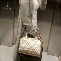 LIZAKOSHT - Hot Girl Y2k Star Embossed Handbag Women Champagne Gold Large Capacity Pillow Shoulder Bag Ladies Fashion Harajuku Crossbody Bag