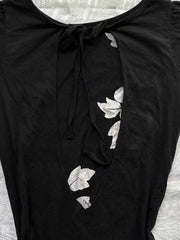 LIZAKOSHT - Y2k Aesthetic Vintage Flower Printing T-shirt 2025 Summer Backless Bandage Streetwear Tops Harajuku Sexy grunge Fairy Tshirts
