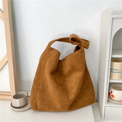 LIZAKOSHT - Casual Solid Interior Compartment Shoulder Bags Magnetic Buckle 2024hot Sale Bags for Women Zipper Woolen Cloth Women's Handbags