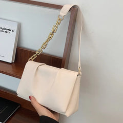 LIZAKOSHT - Women's Bags Handbags Cloud Design Shoulder Bags Crossbody Bag Chain Clutch Bag