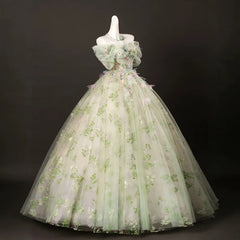 LIZAKOSHT - Light Green Elegant Evening Gown with A High-end Feel, New Sen Style Banquet Host Art Exam Fluffy Skirt