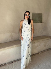 LIZAKOSHT  -  Sexy Printed Halter Long Dresses Women Fashion Sleeveless Backless High Waist Slim Maxi Dress 2025 Lady Summer Chic Casual Robes