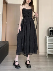 LIZAKOSHT - Summer Lace Chiffon Short Puff Sleeve Square Collar Party Elegant Dresses For Women Sweet Slim Princess Dress Prom Dress