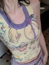 LIZAKOSHT - Y2k Tops Women Summer Sleeveless Vest Tops Japanese Harajuku Cartoon Print Crop Top 2000s Hotsweet Kawaii Tank Tops Streetwear