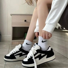LIZAKOSHT - Vintage Casual Sneakers Women High Street Summer and Fall New Fashion Shoes Athletic Classic Sports Outdoor Footwear