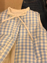 LIZAKOSHT - Sweet Plaid Bow Women Vest Sleeveless O Neck Preppy Double Sided Wear Casual Coats Korean Chic Student Zipper Cute New Outwear