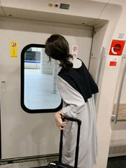 LIZAKOSHT - Autumn Simple Versatile Hong Kong Style Retro Chic Women's Set Korean Striped Shirt Dress High-end Black Shawl for Women