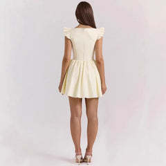 LIZAKOSHT - Fashion Embroidery Summer Sweet and Spicy Lace Stitching Embroidery Waist Strap Small Skirt