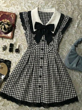 LIZAKOSHT - Japanese Dresses Y2k 90s Harajuku Slim Plaid Vintage Goth Women's Dress Kawaii Mini Skirt Sleeveless Summer Fashion Elegant Emo