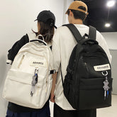 LIZAKOSHT - New Women Backpack Female Waterproof Nylon Travel Bag Large Capacity Kawaii Schoolbag For Teenage Girl Boy Student Bookbag