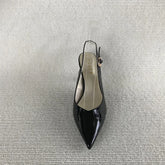 LIZAKOSHT - All-Match Female Sandal Black Shoes for Women Summer High Heels Girls Beige Open High-heeled Pumps Scandals Open Shoes Heel