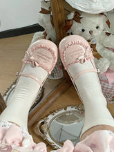 LIZAKOSHT - Original Japanese Student Jk Flat Bottom Lo Shoes Sweet Lolita Round Head Bow Single Shoes Lolita Shoes
