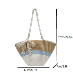 LIZAKOSHT - Stylish Oversized Tote Bag with Vibrant Patterns and Chic Tassel Detail Perfect for Summer Getaways and Shopping Spree