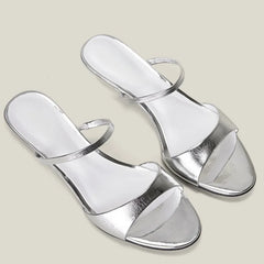 LIZAKOSHT - French Style Minimalist Open Toe Flat Sandals Handmade Original Design Casual Slippers Comfort Summer Footwear for Women
