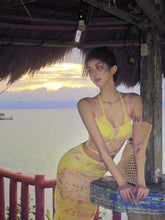 LIZAKOSHT - Beach Style Dress Set Women's Summer Sexy Camisole Top Slim Fit Long Skirt Two-piece Set Fashion Female Clothes