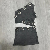 LIZAKOSHT  -  Summer Y2K Vintage Fake 2 Piece Sets Women Off Shoulder Sexy Hollow Out Crop High Waist Bodycon Mini Dress Party Outfits 2025