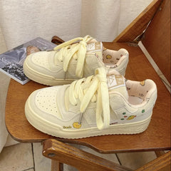 LIZAKOSHT  -  Summer Shoes Ladies Casual Female Sneakers Wedge Basket 2025 All-Match Clogs Platform Small Sports Creepers New Leisure Spring