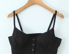 LIZAKOSHT - Women Button Up CHRISTINA CORSET Tube Top