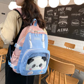 LIZAKOSHT - Japanese Harajuku Casual Travel High-capacity Backpacks Fashion Contrasting Colors Preppy Student Schoolbag Cute Backpack Itabag