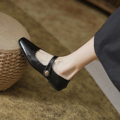 LIZAKOSHT - new designer camellia flower slippers women plaid leather slides shoes floral buckle leather flip flops woman flat sandales