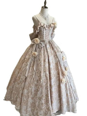 LIZAKOSHT - Japan Pink Lolita Wedding Floor-Length Dress Gorgeous Adult Formal Dress Heavy Industry New